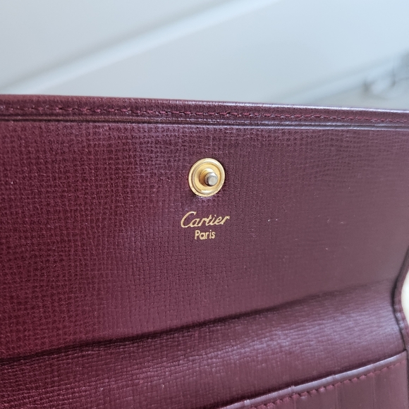 Cartier Embossed Leather Logo wallet - Picture 6 of 8